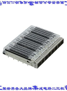 2170790-3 插拔式连接器外壳成组(1 x 4)QSFP28通孔直角压配