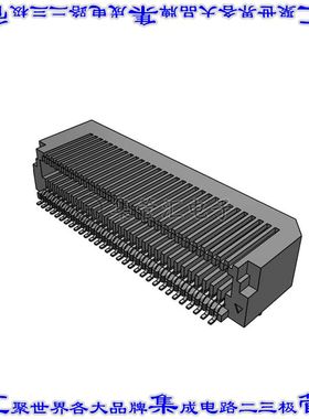 ERI8-031-S-D-RA 卡边缘连接器62POS母头2排0.8mm黑色镀金