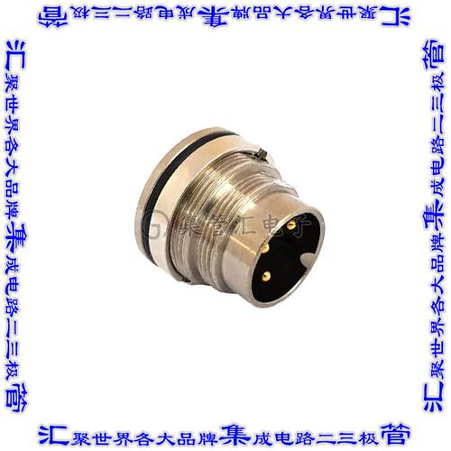 PXMBNI16RPM06ASCM16 圆形连接器6POS插座公形引脚焊杯镀金面板安