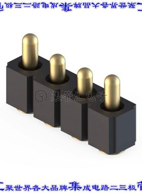 811-22-004-30-022101 弹簧式连接器4POS活塞型2.54mm表面贴装镀