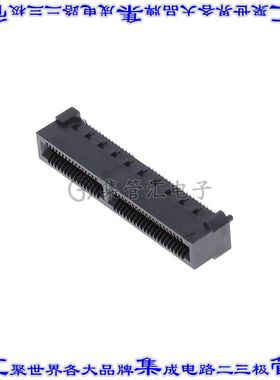 HSEC8-137-01-L-DV-A-K-TR 卡边缘连接器74POS母头2排0.8mm黑色镀