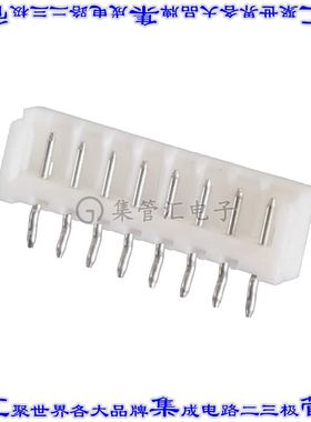 177537-8 针座连接器8POS接头2.5mm公形插针通孔直针锡