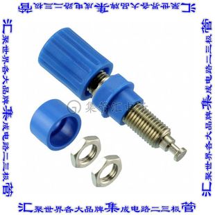 KNURLED 接插件连接器CONN POST BLUE BIND CT2232