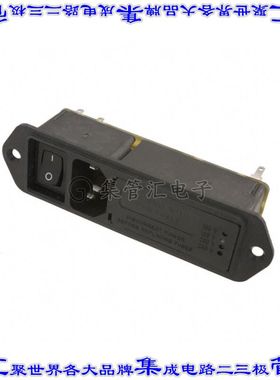 3-6609128-5 电源接入连接器3POS插座公插片模块IEC320-C14面板安