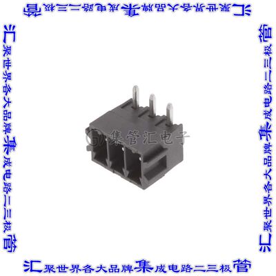 110-M-211/03 端子块连接器3POS接头公引脚带罩3.5mm灰色90DEG通