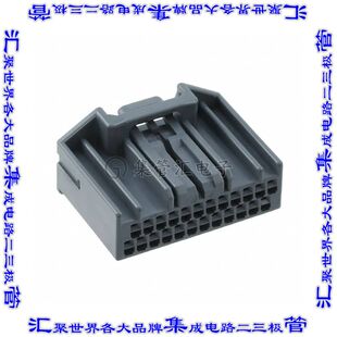 MX34024SF1 矩形连接器外壳24POS插座2排2.2mm母形插口灰色自由悬