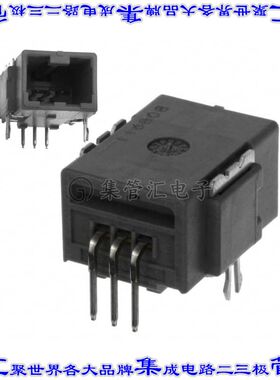 MX34003NF1 针座连接器3POS接头2.2mm公形插针通孔直角锡