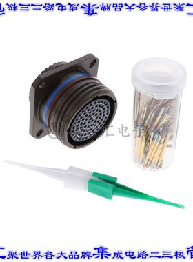 D38999/20WG35SN 圆形连接器79POS插座母插口压接镀金面板安装