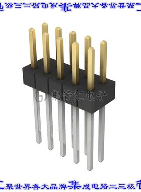 PBC05DADN 针座连接器10POS分离式2排2.54mm公形插针通孔直针镀金