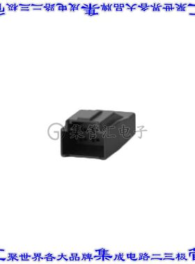 2-2366600-6 矩形连接器外壳6POS插头2排公形引脚黑色自由悬挂