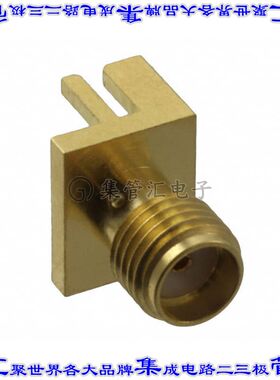 132430 同轴连接器SMA插座母插槽焊片50欧姆板边缘