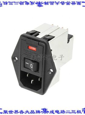 1-6609929-5 电源接入连接器3POS插座公插片模块IEC320-C14面板安