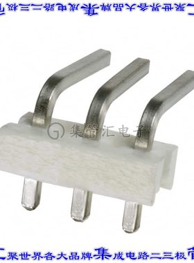 640385-3 针座连接器3POS接头3.96mm公形插针通孔直角锡