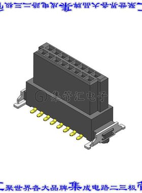 CBEC223-0879B001C1AF 针座连接器16POS插座2排1.27mm母形插口表