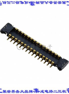 AXG830044A 板对板连接器30POS插头外罩触点2排0.35mm表贴SMD镀金
