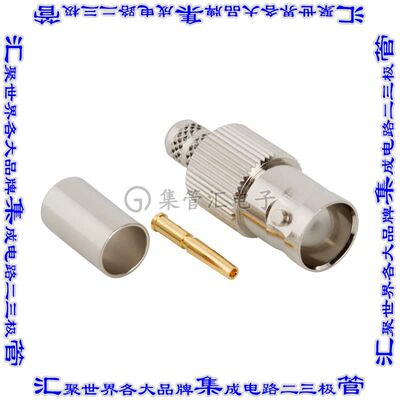112645 同轴连接器BNC插孔母形插口压接75欧姆自由悬挂