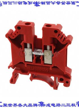 3026696 端子块连接器2POS馈通式6.2mm红色10-30AWG