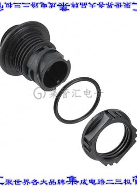 APD-7CP-H 圆形连接器1(电源)插座外壳用于公插针黑色面板安装