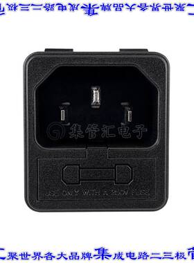 723W-X2/02 电源接入连接器3POS插座公插片模块IEC320-C14面板安