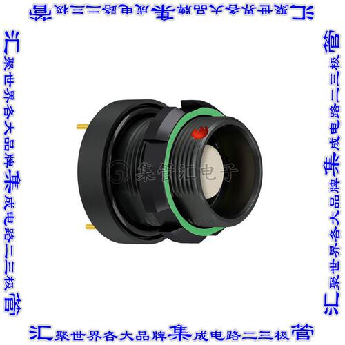 GC0WDM-P09UM00-000L 圆形连接器9(3+6电源)插座母插口焊接镀金面