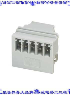 2278380 端子块连接器5POS接头公引脚带罩3.5mm灰色90DEG通孔