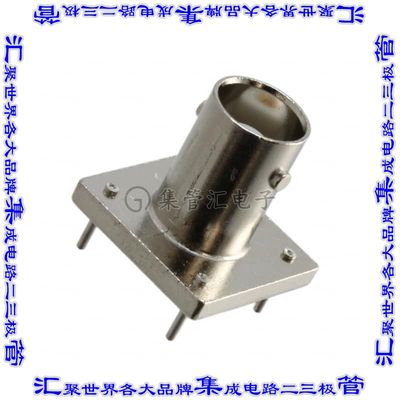 5414460-1 同轴连接器BNC插孔母形插口焊接50欧姆通孔