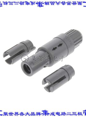 PAG.M0.5GL.AZGK 圆形连接器5POS插头公引脚焊杯镀金自由悬挂