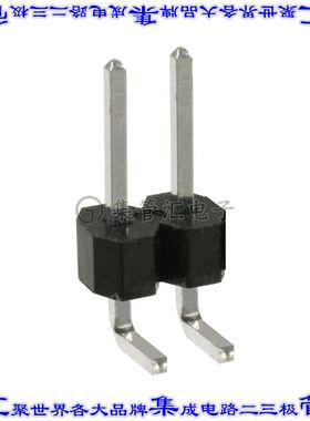 PEC02SBAN 针座连接器2POS分离式2.54mm公形插针通孔直角锡