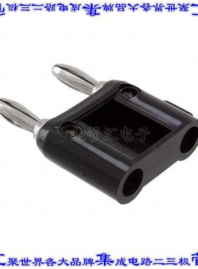 BU-PMDP-S-0 接插件连接器CONN DBL BANANA PLG SLDRLESS BLK