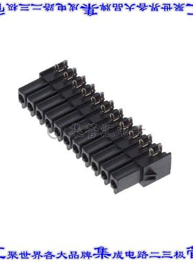 1830650 端子块连接器11POS接头母型插口3.5mm黑色90DEG通孔