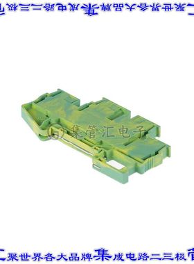 3211854 端子块连接器4POS接地地面6.2mm绿色黄色10-24AWG