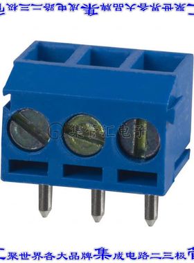 OSTTF030161 线对板连接器3POS接线端子3.5mm通孔垂直带板