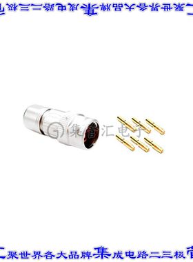 MB5CKN0600-S3-KIT 圆形连接器6(5电源+PE)插头母插口压接镀金自