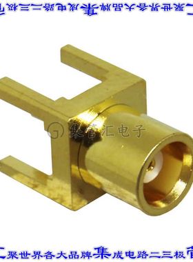 CONMCX001 同轴连接器MCX插座母插槽焊接50欧姆通孔