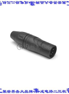 AX3MB-AU 圆形连接器3POS插座公形引脚焊杯镀金自由悬挂