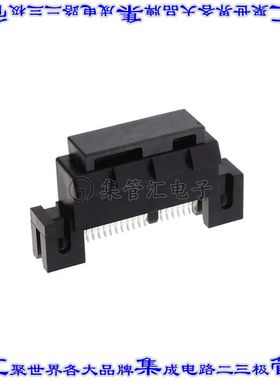 2-2372484-1 卡边缘连接器36POS母头2排1mm黑色镀金