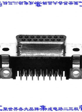 5745782-2 连接器15POS插座母插口2排D-Sub通孔直角
