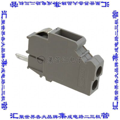 706016 0706016接插件连接器TERM BLK SCREW CLAMP 1POS GRAY