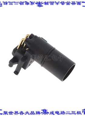 M12B-05PMMR-EE0001 圆形连接器5POS插座公形引脚焊接镀金通孔直
