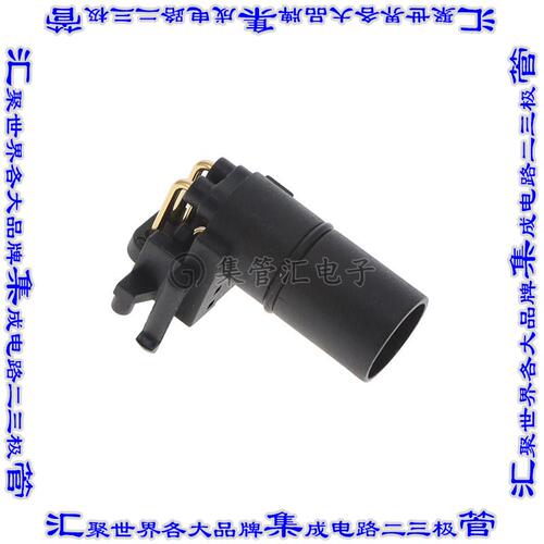 M12B-05PMMR-EE0001 圆形连接器5POS插座公形引脚焊接镀金通孔直