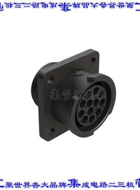 FLS014N12S03-PM 圆形连接器12POS插座外壳用于母插口黑色面板安