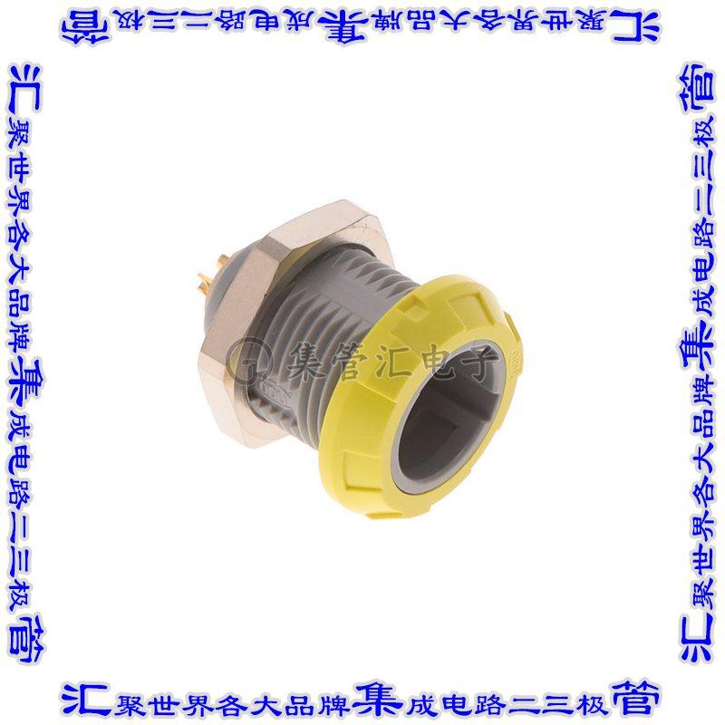 G11MC7-P02LPH0-0040 圆形连接器2POS插座母插口焊杯镀金面板安装