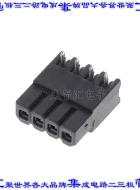 1815073 端子块连接器4POS接头母型插口2.5mm黑色90DEG通孔