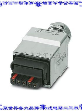 1425514 端子块连接器5POS插头母插口黑色自由悬挂