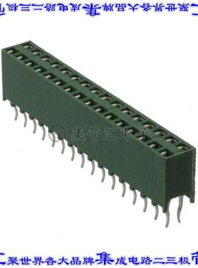1-215309-6 针座连接器32POS插座2排2.54mm母形插口通孔直针镀金