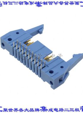 2-5499345-4 针座连接器20POS接头2排2.54mm公形插针通孔直角镀金