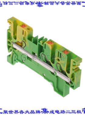 PSL 2,5/3A GNYE 端子块连接器3POS接地地面5.1mm绿色黄色12-26AW