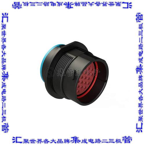 AHDP04-24-31PR-SRA 圆形连接器31POS插座外壳用于公插针黑色面板
