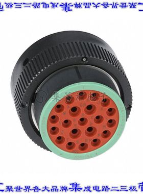 HDP26-24-21SN 圆形连接器21POS插头外壳用于母插口黑色自由悬挂