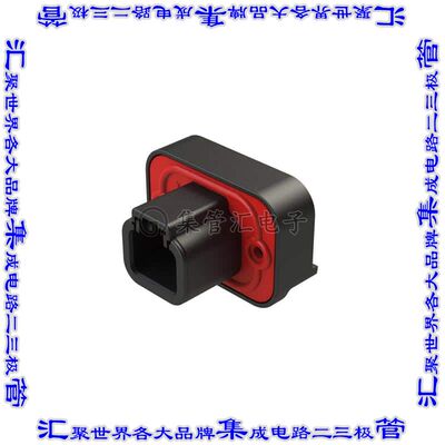 ATP13-2P-BM04BLK 针座连接器2POS插座6.71mm公形插针通孔锡